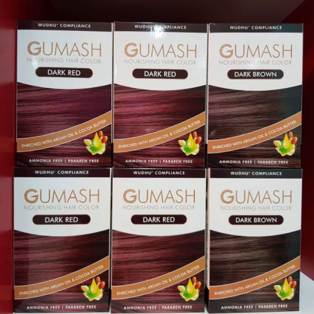 Original Hq Halal  Gumash Hair Dye Shopee Singapore