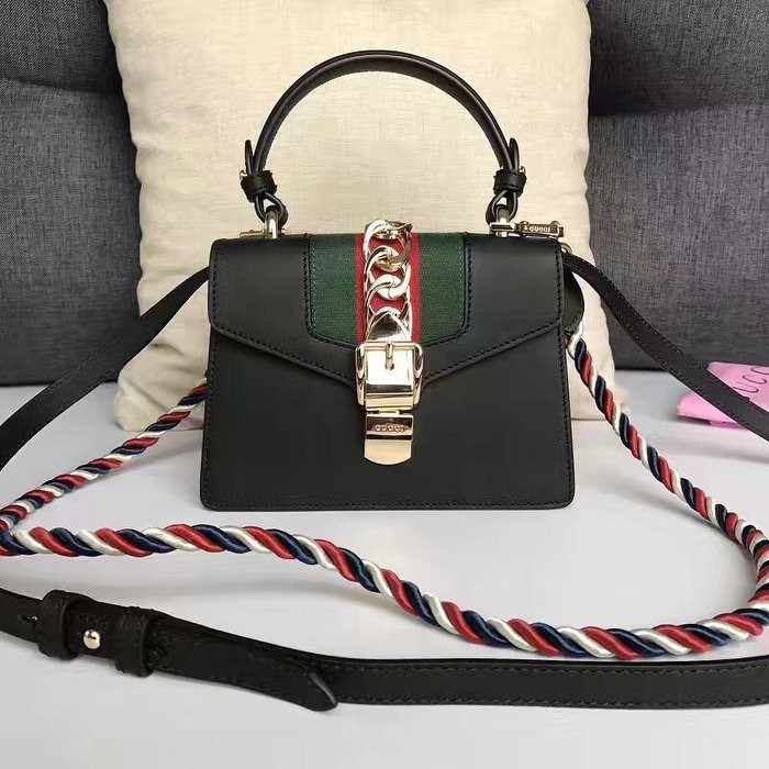 gucci sylvie leather mini bag