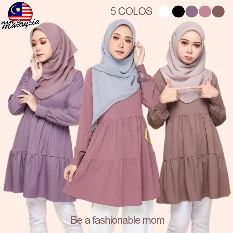 Muslimah Blouse Online Sale Muslim Wear Women S Apparel Nov 2021 Shopee Singapore