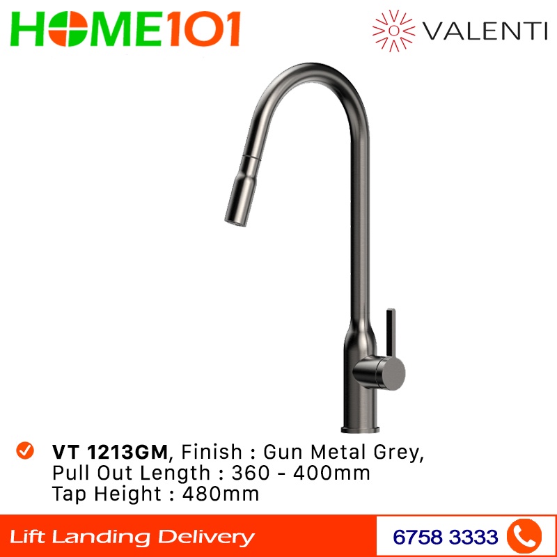 Valenti PullOut Kitchen Sink Mixer / Kitchen Tap VT 1213GM