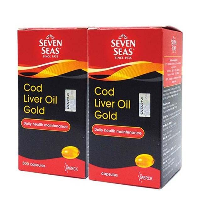 Seven Seas Cod Liver Oil Gold 500’s x 2 Boxes