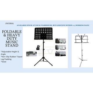 🔥SG READY STOCK🔥 Heavy Duty Music Stand For Laptop Book Display Foldable Stand Violin