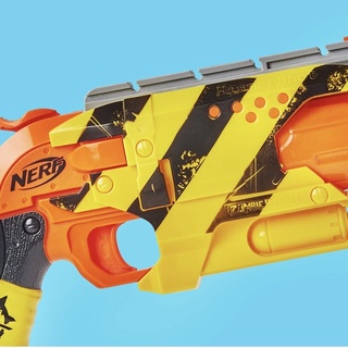 Ready StockBrand New NERF E6173 Zombie Strike Hammershot Blaster - Pull-Back Hammer-Blasting Action (5 Darts) #4