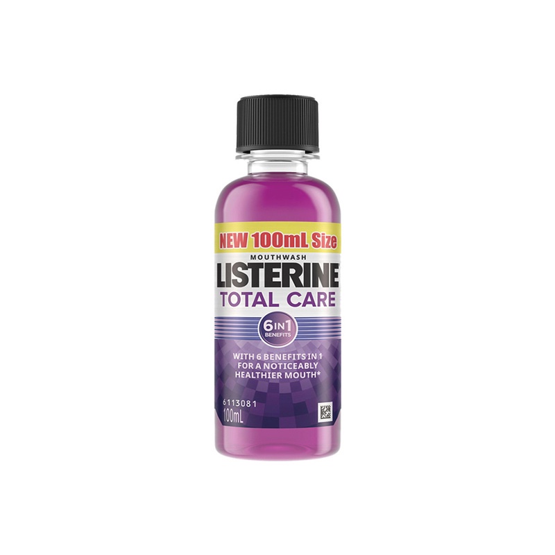 Listerine Mouthwash Total Care, 100 Ml Shopee Singapore