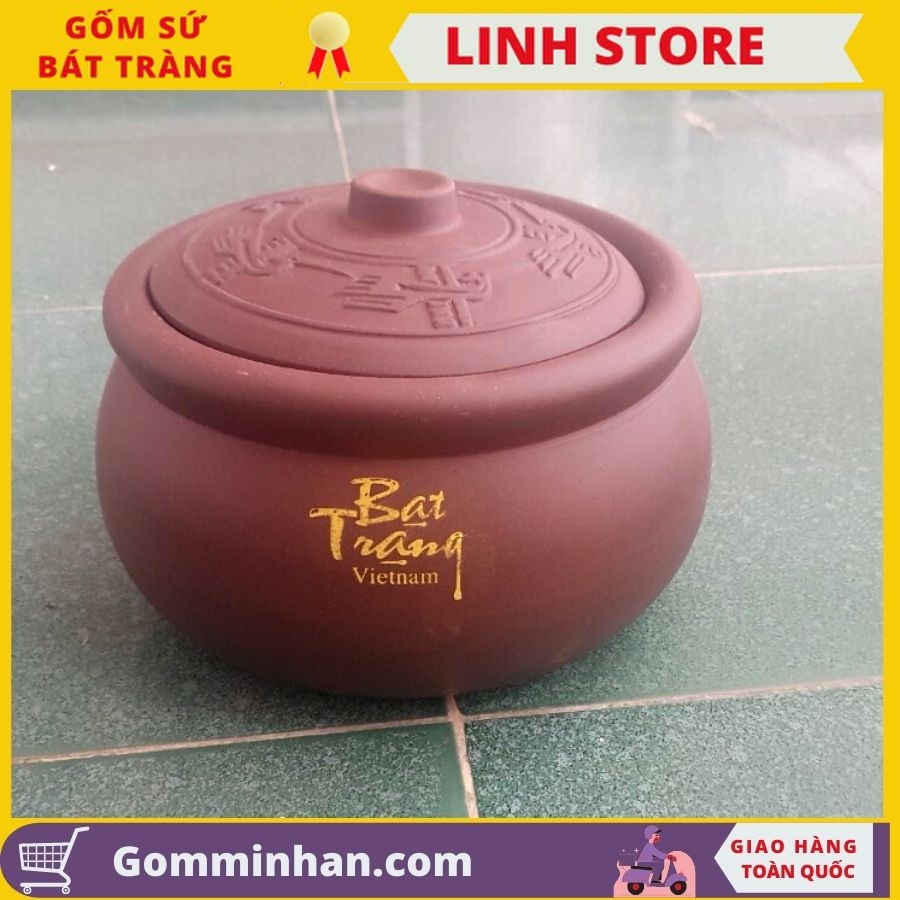 Bat Trang Ceramics Pot Clay Pot Braised Fish Stock Linh Store