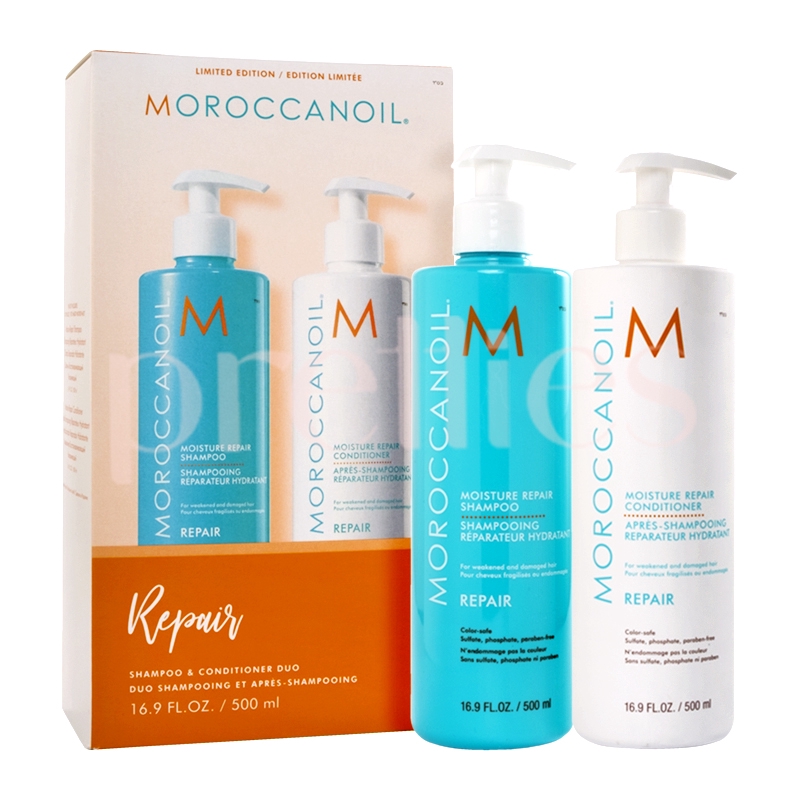 Moroccanoil Moisture Repair Shampoo 500ml Moisture Repair Conditioner 500ml Random Version Shopee Singapore