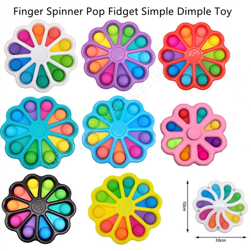 rainbow flower fidget toy