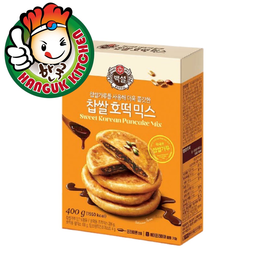 Korean Sweet Pancake Hotteok Mix 400g CJ Hanguk Kitchen Korean Food ...