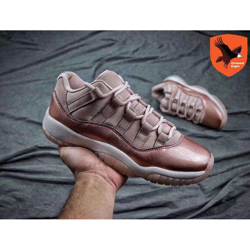 air jordan 11 low rose gold