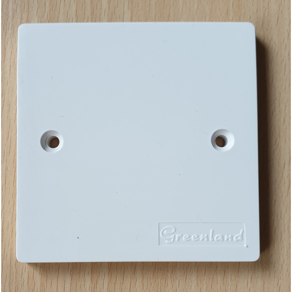 Sg Seller Socket Blank Plate Cover 1 Gang White For All Brands Switches Socket Box Shopee Singapore