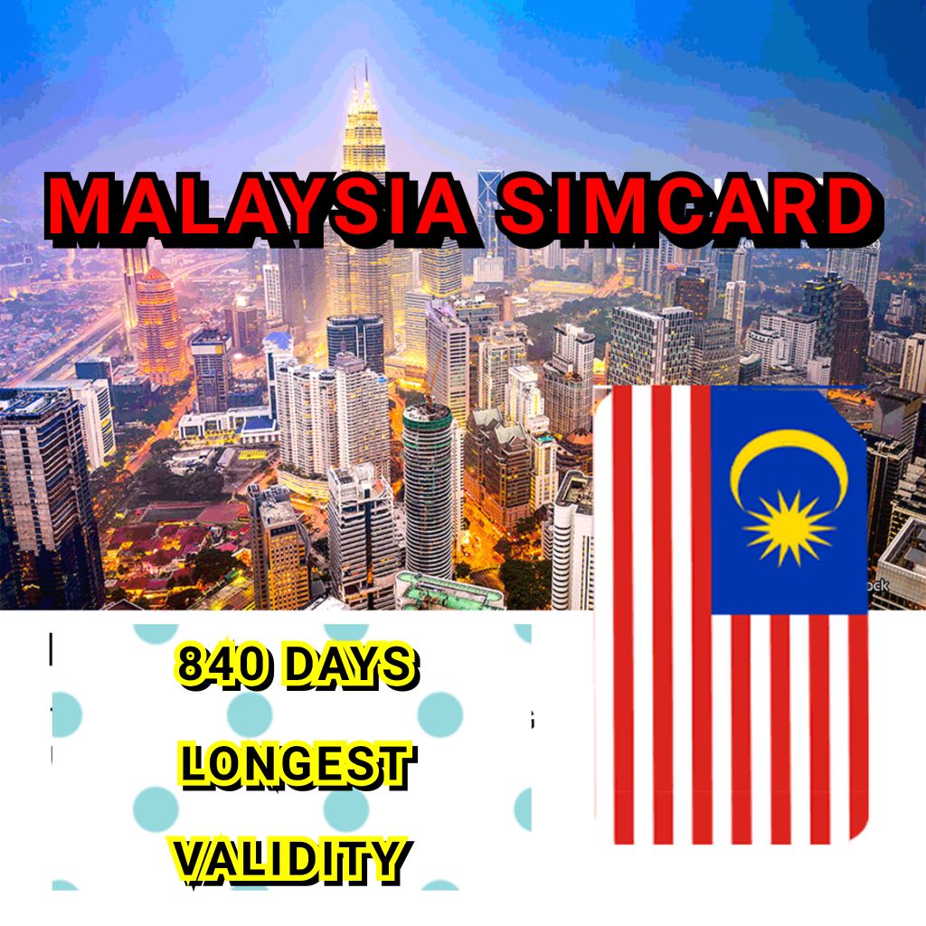 Validity 840days Malaysia Prepaid Travel Data Sim Card Shopee Singapore