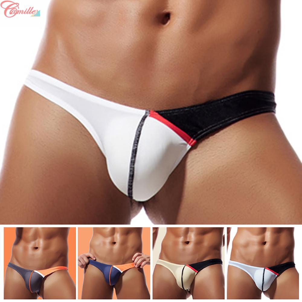 Mens Bikini G String Mesh Bulge Pouch Male See Through Bikinis Breathable Bikini Men Causal Nightwear Swimming Shopee Singapore