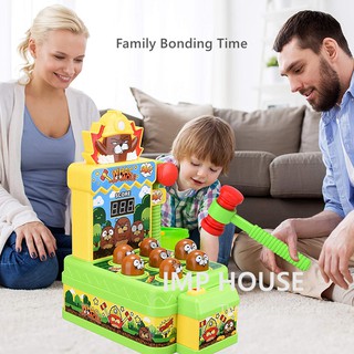 IMP HOUSE Whac-A-Mole Game With Two Hammers Family Game Kids Toys Interactive Toy #2