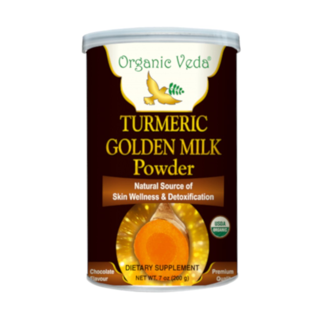 Organic Veda Turmeric Golden Milk Powder (200g) Shopee Singapore