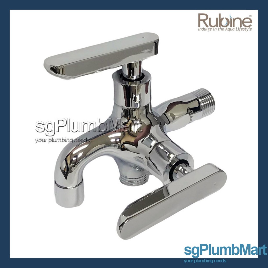 Rubine Fresco Two Way Tap For Toilet Bathroom 2 Way Tap | Shopee Singapore