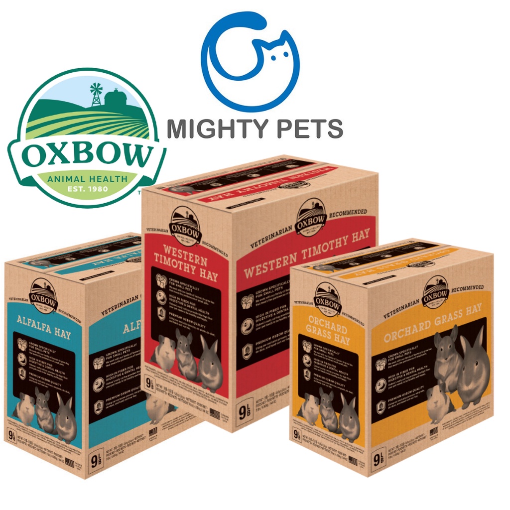 Oxbow Hay for Small Animals 9lbs 3 Selections ( Hay Blends , Timothy