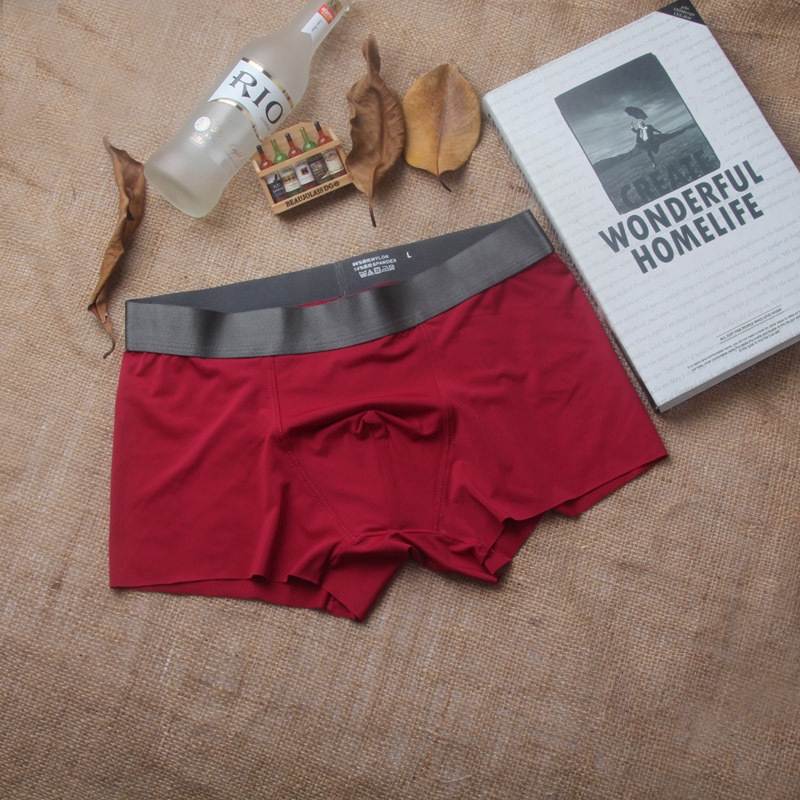 Image of Men's Silk Seamless Boxer Plus Size Underwear(L-4XL) #6