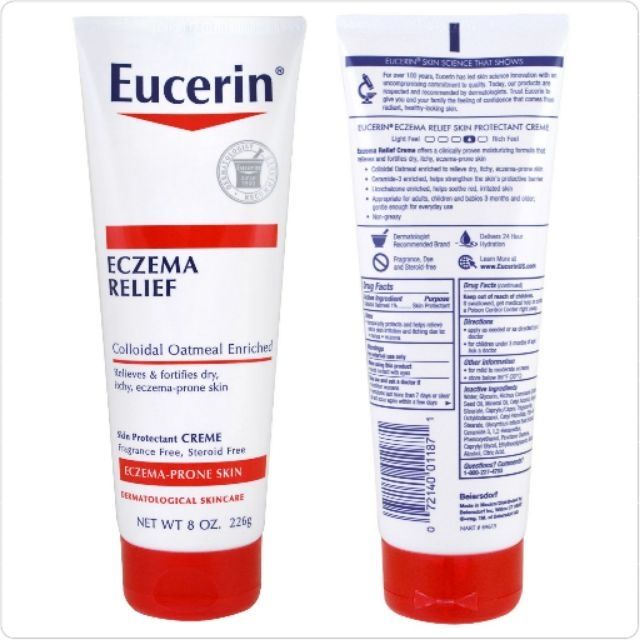 eucerin eczema relief body creme