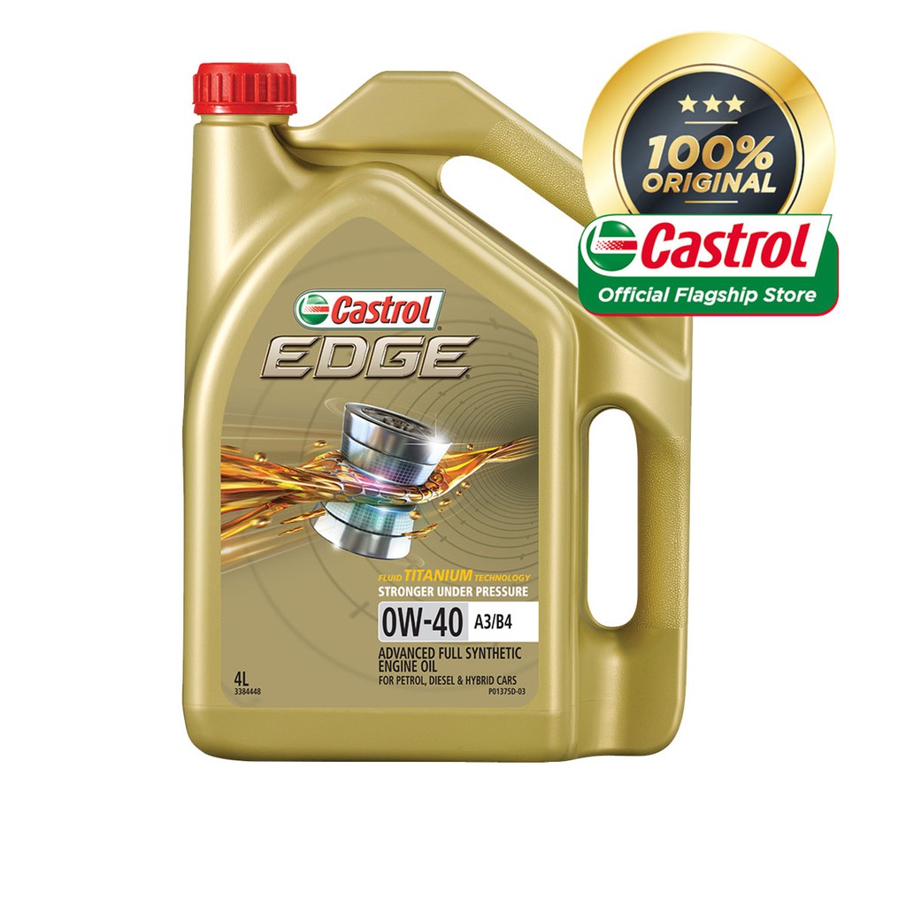 Castrol EDGE 0W-40 A3/B4 Engine Oils (4L) | Shopee Singapore