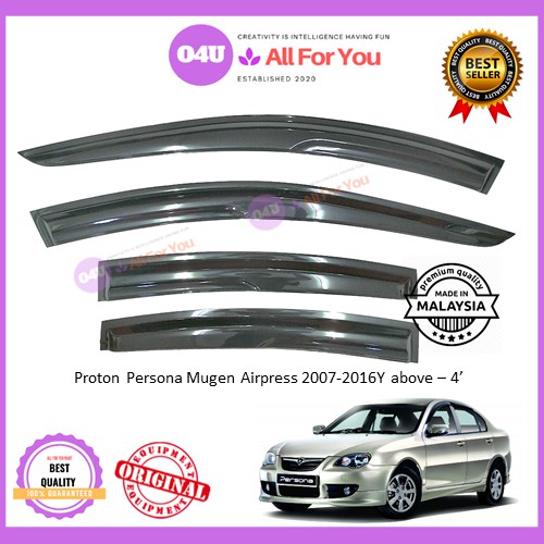 Mugen Acrylic Proton Persona 2007 2016 Above Door Visor Medium 4 Oem With High Quality Buatan Shopee Singapore