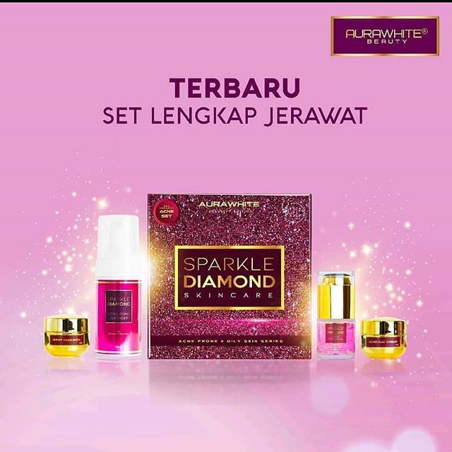 Cara Cara Pemakaian Aurawhite Sparkle Diamond Skincare Youtube