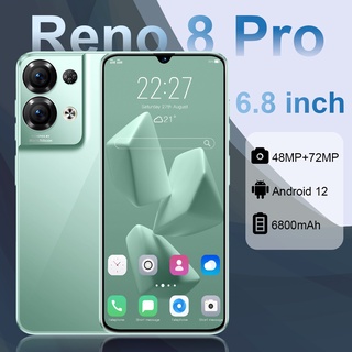 ​New Smartphone Reno 8 Pro 6.8 Inch 5G Mobile Android Phone