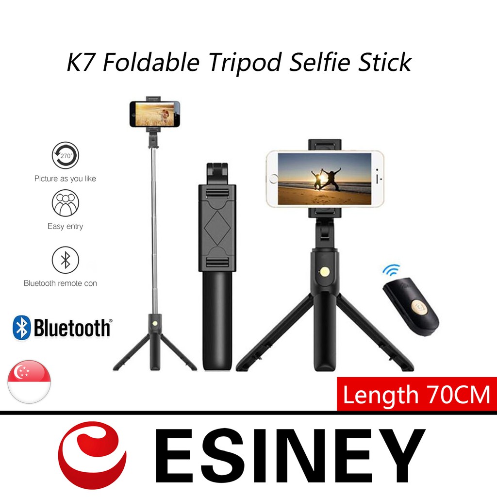 PZJ-Mini Selfie Stick Portable with Fill Light,Phone Holder Extendable,Selfie Stick Tripod Compatible with iPhone and Android with Wireless Bluetooth Remote,White