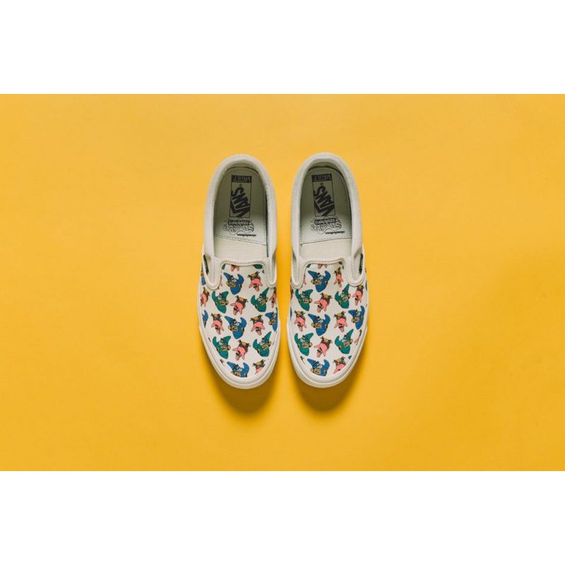 vans vault spongebob slip on