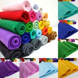 Image of Soft Felt Fabric 1.4mm Thick Non Woven Cloth Fabric DIY Craft Doll Material Assorted Colours