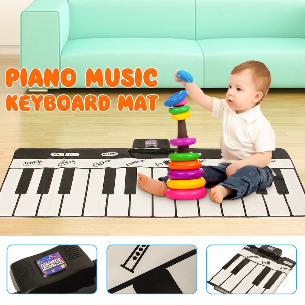 Play Floor Piano Kid Stepping Toys Electronic Keyboard Giant Mat