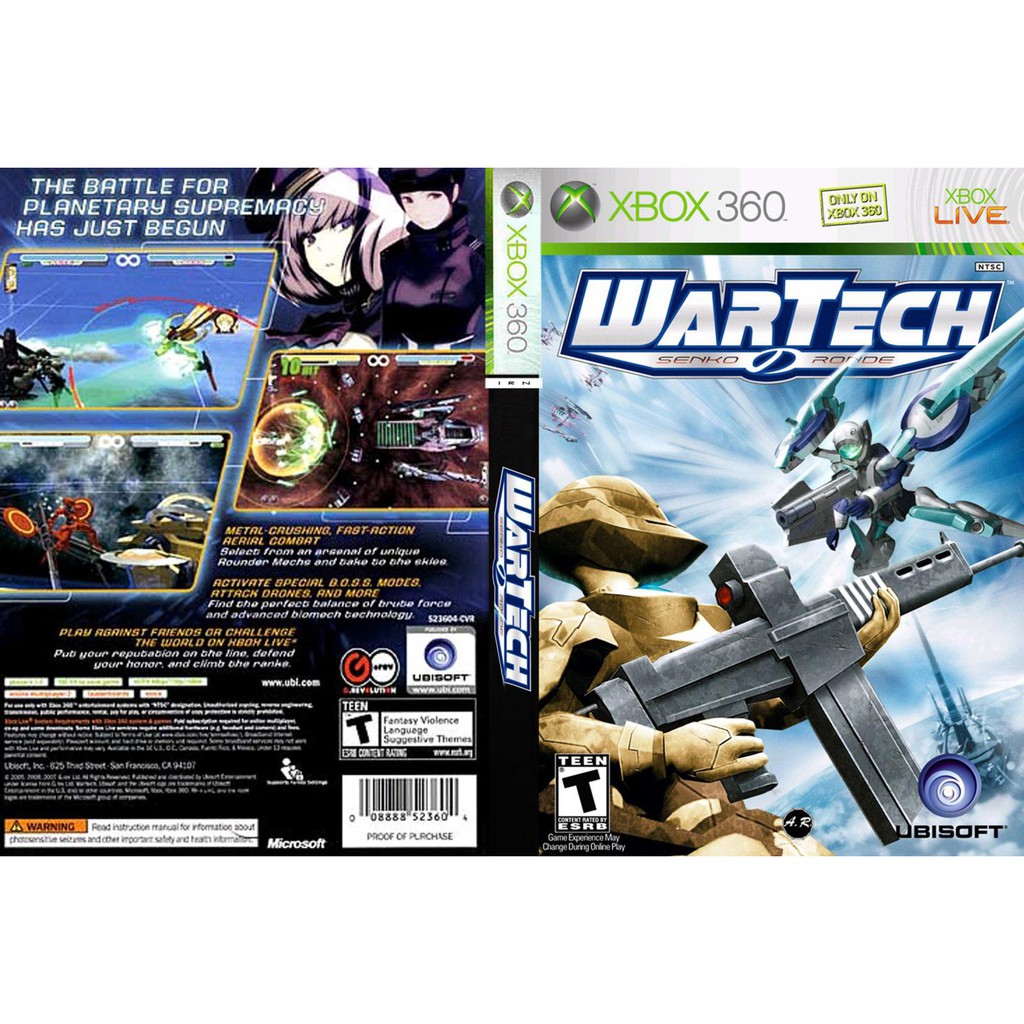 wartech xbox 360