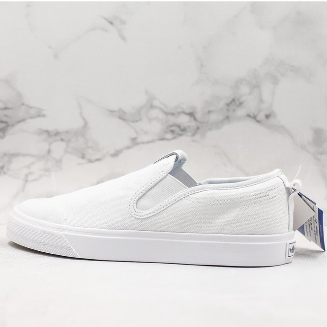 adidas canvas slip on shoes