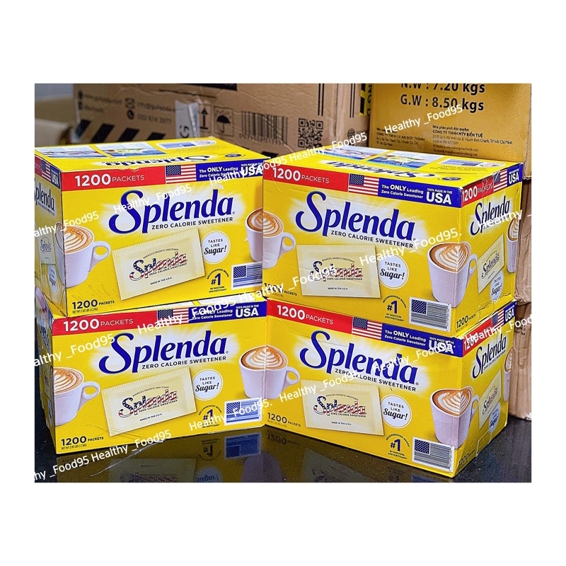 Splenda Diet Sugar In Whole Box Of 1,200 Packs (DATE 2024) Shopee