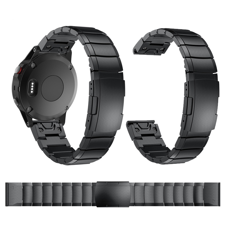 Garmin Fenix 5 5X 5S Fenix 3 HR Forerunner 935/945 Stainless Steel Metal Quick Fit Watch Band Strap