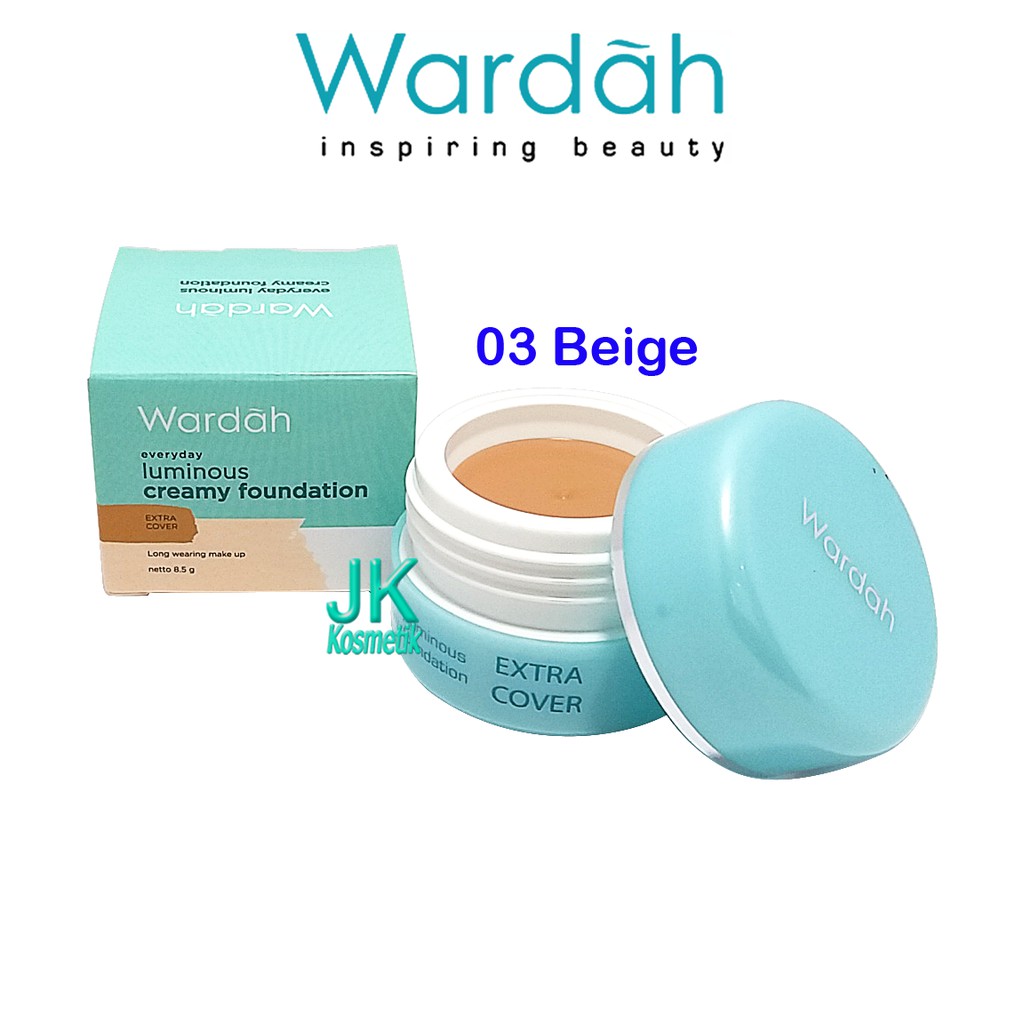 foundation glowing wardah