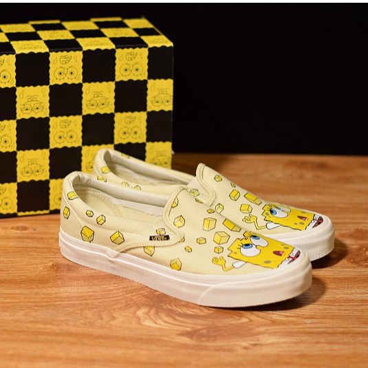 vans vault spongebob slip on