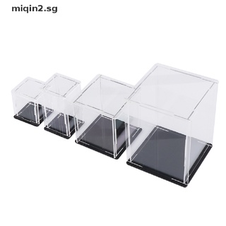 [MQ2] Acrylic Display Case Self-Assembly Clear Cube Box UV Dustproof Toy Protection [sg] #0