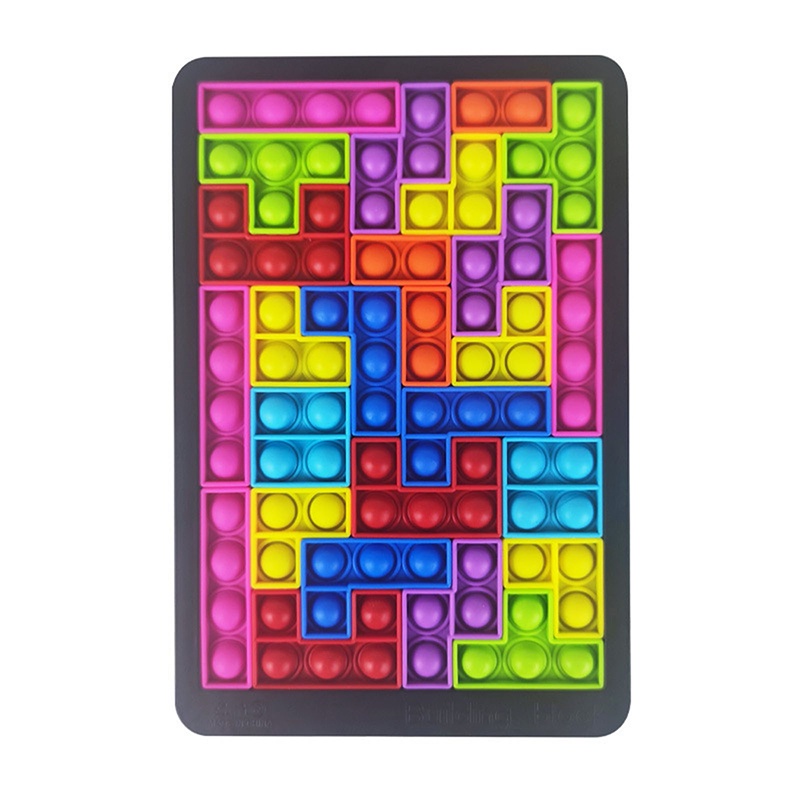 Pop It Puzzle Fidget Tetris Jigsaw Toys 