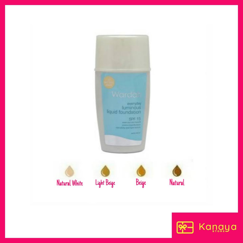 wardah liquid foundation luminous