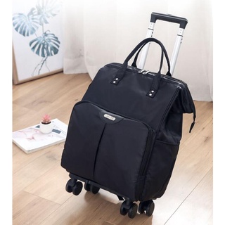 women Wheeled bag for travel trolley bags Women travel backpack with wheels Oxford large capacity Travel Rolling Luggage Suitcase Bag wheeled backpack for travel