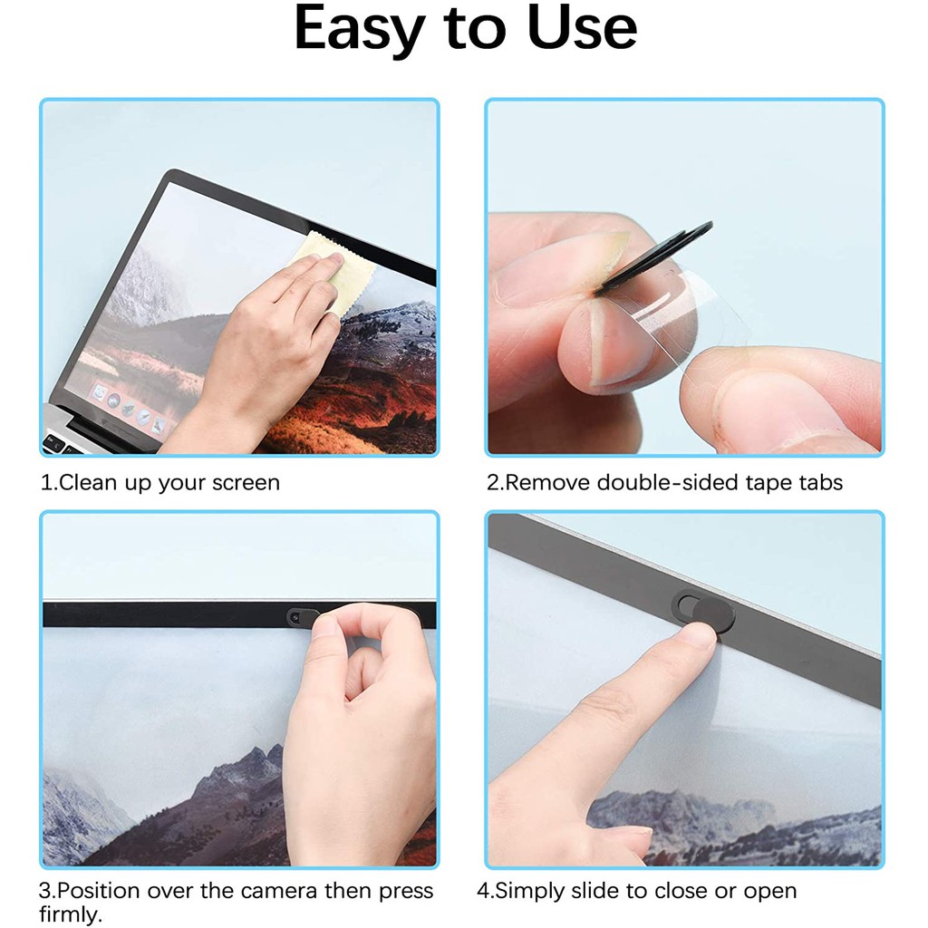 PC Laptop Lens Cover Ultra-Thin Tablet Mobile Phone Camera Cover Webcam Cover Slider Anti-Peeping Privacy Protector