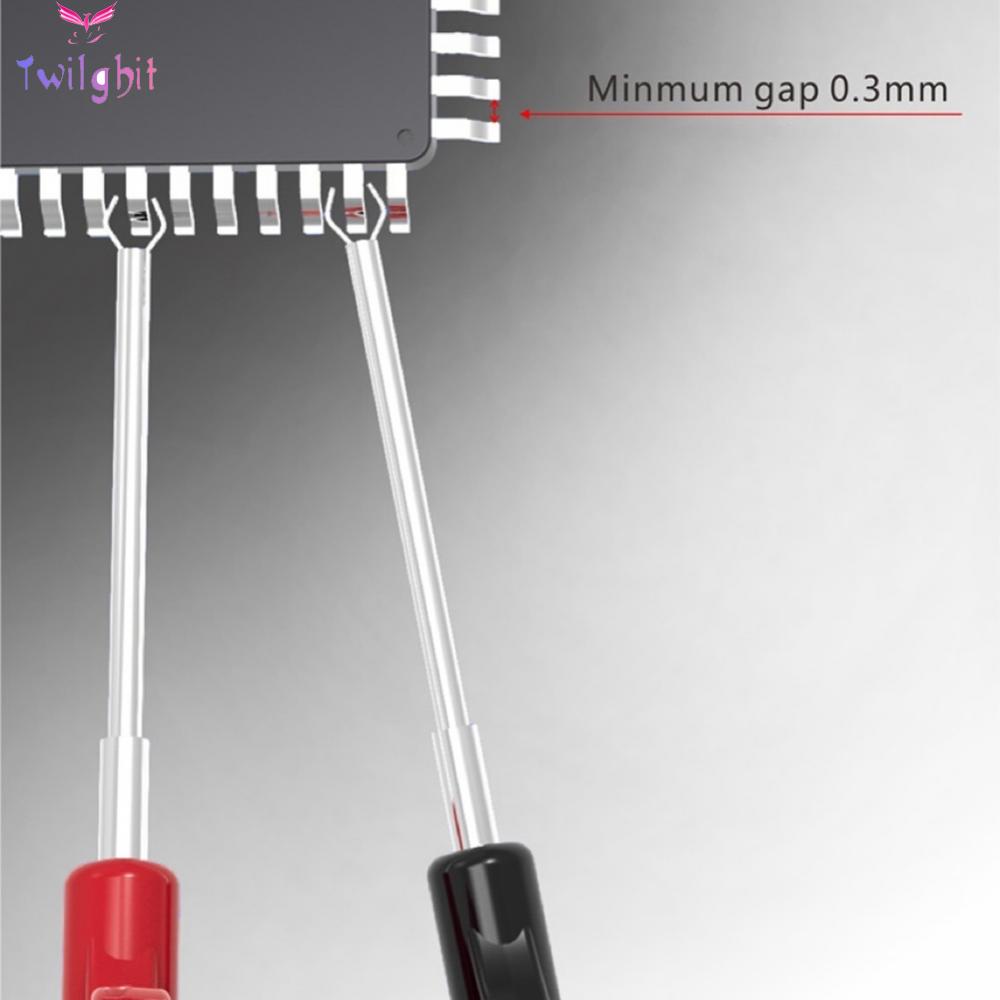 10Pcs SDK08 Test Clip SMD IC Test Hook Clips for Electrical Testing