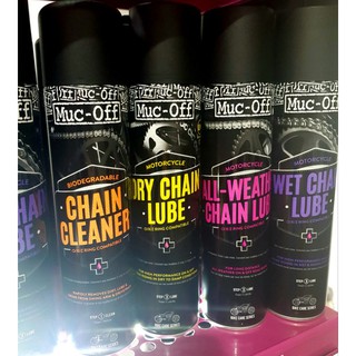 SG SELLER 🇸🇬 MUC OFF motorcycle chain cleaner maintenance & dry wet all weather lube