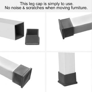 4 Pcs/set Square Chair Leg Caps Chair Table Furniture Feet Leg  Protector Caps Anti Scratch Anti-Slip Floor Protectors #6