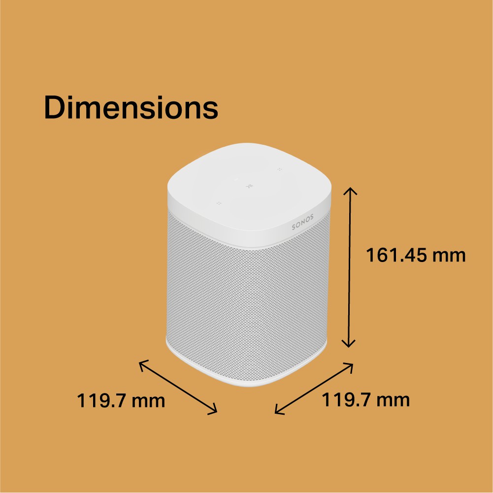 Sonos Size Chart and Specs for the Best Speakers