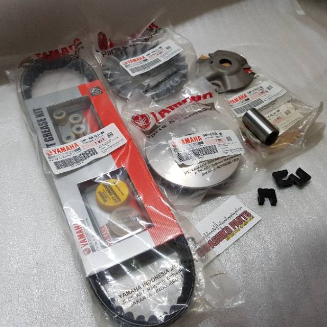 Cvt Mio J Package Mio Gt 115cc Xride Soul Gt 115cc Original Yamaha Free Slider 3pcs Shopee Singapore