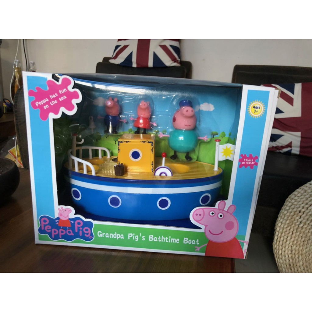 grandpa pig bath boat