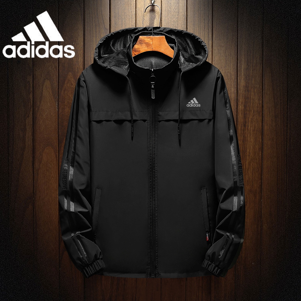 adidas jacket outfit men