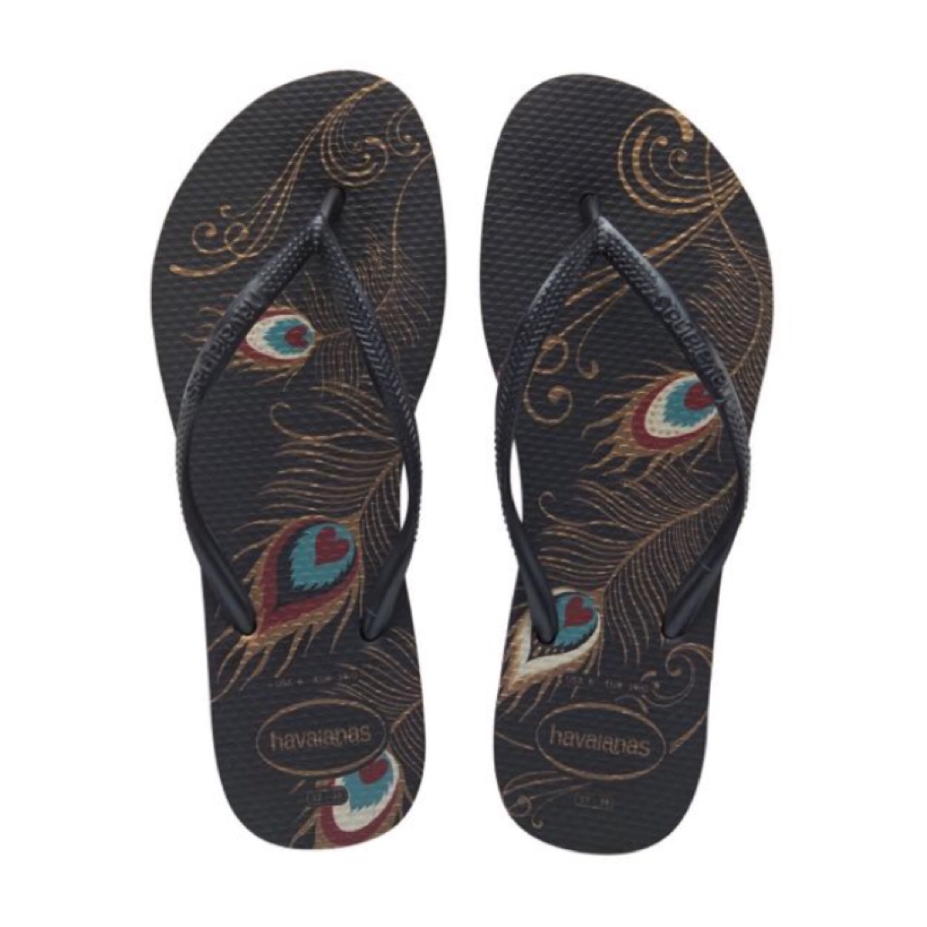 havaianas slim peacock