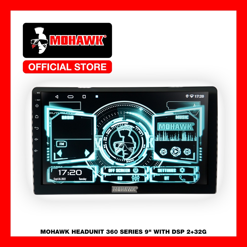 MOHAWK Car Audio Android Player 360 SERIES 9/10 Inch Android 11 With DSP Shopee Singapore